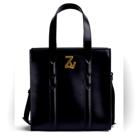 ZADIG & VOLTAIRE ZV Initiale Le Small Tote Bag in Black—NWT - Picture 1 of 17